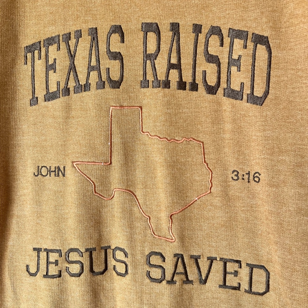 Texas Raised Graphic Crewneck Sweatshirt View 2